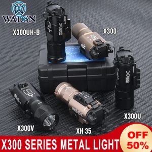 Scopes Airsoft Tactical WADSN X300 X300U Pistol Scout Light X300UHB XH35 X300V Strobe Flashlight Rifle Hunting Weapon Gun Light