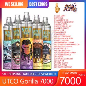 Original UTCO Gorilla 7000 Puffs Einweg-Vape 26 Geschmack