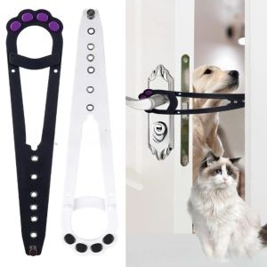 Accessori Larghezza regolabile Porta del gatto Cucciolo Design a forma di pesce Design a forma di flessione rapida Cinta per portata porta per animali domestici