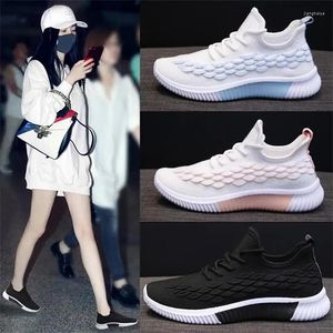 Lässige Schuhe leiten weibliche Sportschuhtrainer Flachschuh Damen Sport Sneaker White Herbst 2024 Frauen Sneaker