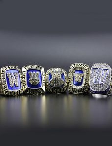 5PCSリング1962 1984 1988 1990 Whole Winnipeg Blue Bombers039 Gray Cup Championship Rings 4819182