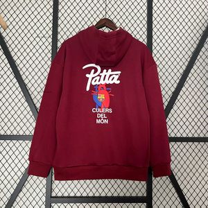 24-25 Barcelona Bluzy piłkarskie Patta Co marki koszulki stylów Męskie koszulki futbolowe 2024 2025 Pullover Fan Wersja 196