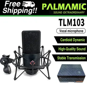 Microfones TLM 103 Super Cardioid Condenser Microfone vocal 34mm TLM103 Studio