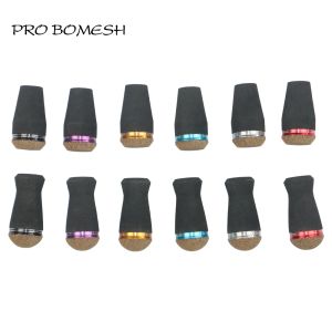 Accessories PRO BOMESH EVA RubberCork Butt Grip Cap Fishing Rod Building Component DIY Repair Fishing Rod Accessory