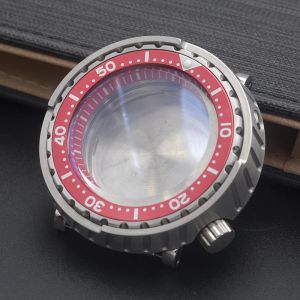 Watches NH35 Case Tuna Canned Dive Watch Cases Mechanical Watches 30ATM Waterproof for NH35 NH36 Movement Sapphire Glass Men Watch Case