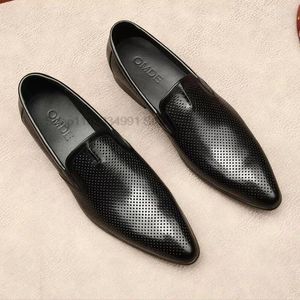 Одежда обувь искренняя кожаное черное вино красное мужское оксфордское офис для мужчин роскошная дышащая свадьба