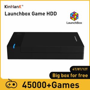 Consoles Launchbox Game Hard Drive Is Suitable For Windows Builtin 45000+ Games Suitable For 3D Games Game HDD with Big Box