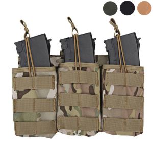 Holsters Taktik Dergisi Torbaları Tek / Çift / Üçlü AK M4 Tüfek MOLLE MAG POUCH Airsoft Paintball Askeri Ordu Av Çekimleri