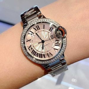 Dials Working Automatic Watches carter Luxury Selection Blue Balloon Diamond Set Mechanical Watch for Women WSBB0046