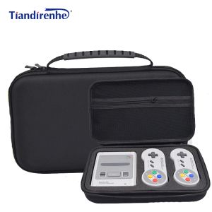 Bags Game Case Tasche für Nintend Switch SNES SFC Classic Mini für 2 Controller Ladegerät HDMI -Kabelabdeckung für Nintendo Switch Hard Bud Beutel