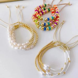 Strands Kkbead Boho браслет для женщин подарок y2k аксессуары модные ювелирные украшения натуральные жемчужные браслеты pulseras mujer бесплатная доставка