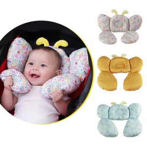 Kudde Bee Shape Cotton Baby Forming Pillow Barwer Equipment Ushaped Neck Pillow Baby Spädbarn Nacke Accessories Dekorativ kudde