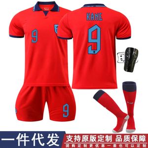 Soccer Jerseys 2223 England Away Red Cairn 9, Mount 19, Stirling 10, Foden 20 Football Jersey