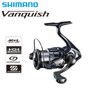 Accessori Shimano Vanquish 2023 Origine 4000xg C5000XG Fishing Rull Rull Light Weight Body 155G Acqua di acqua salata Fatta in Giappone