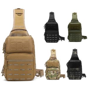 Bags Tactical Sling Bag Pack Military Shoulder Backpack Molle Assault Range Chest Daypack for Cycling Hiking Camping Trekking