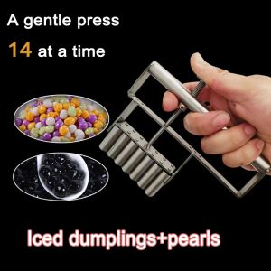 Prozessoren Bubble Tea Ice Dumplings machen Werkzeuge Handheld -Füllmaschine Yuanxia Taro Kreis Handbuch Teiler