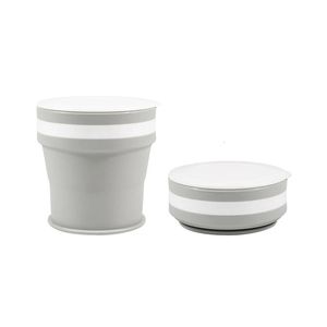 350 ml di tazza di acqua pieghevole a tazza di silicone di grande capacità Coppa portatile per viaggi leggera 240420