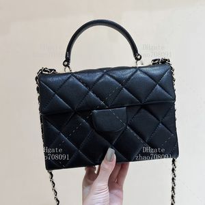 Handbag 10A Top quality designer bag 21cm genuine leather shoulder bag crossbody bag With box C605