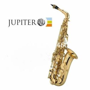 Saxofone Júpiter Jas500 Alto Saxofone EB Tune Brass Gold Paint Musical Instrument Professional com acessórios de caixa frete grátis