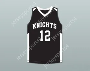 CUSTOM ANY Number Mens Youth/Kids JA MORANT 12 CRESTWOOD HIGH SCHOOL KNIGHTS BLACK BASKETBALL JERSEY 1 TOP Stitched S-6XL