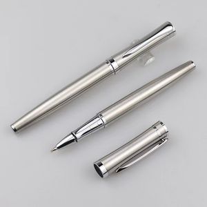 All steel neutral pen stainless steel signature pen metal bead pen office business gift pen design Stationery School Office Supplies Writing Smooth