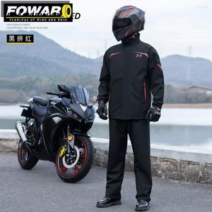 Regnrockar Motorcykel Riding Off-Road Mountain Rain Jacket Set Outdoor Cykling Split Waterproof Mackintosh