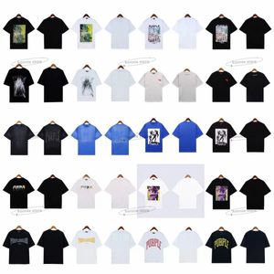 lila Shirt Männer T -Shirt Designer Shirts Herren T -Shirt Grafik Tee Sports T -Shirts Cotton Street Graffitir High Street Hipster Lose sitzende lila Marke T -Shirts