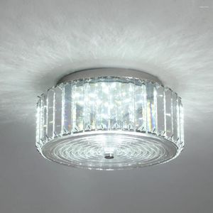 Lampki sufitowe nowoczesne lampy LED krystalicznie żyrandol lekki dom domowy dekoracje Luminaire korytarz wejściowy
