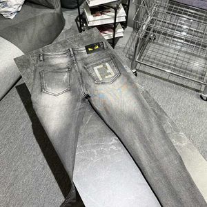 Мужские джинсы дизайнер F Mens Pants Designer Мужские брюки Slim Fit Skinny Luxury Pan