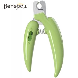 Clippers Benepaw Professional Dog Nail Clippers Pet Grooming Nail Cutter Trimmer Bra för små stora katter Dogs Claws Quickclip