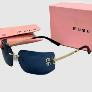 Вождение на взлетно -посадочной полосе Дизайнерские солнцезащитные очки MUI Retro Beach Luxury Sungrasses для женщин Gafas de Sol.