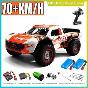 Auto elettrica/rc auto RC Off Road 4x4 50 km/h o 70 km/h Monster Truck a motore senza spazzole ad alta velocità 1/16 Desert/Snow Racing Drift Cars Toys for Boys T240423