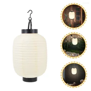 Tischlampen 2 Stcs Winter Melon Laternenpapier Laternen Partydekorationen traditionelle japanische Lampe Hänge Hochzeit Kirschblütenstil LED