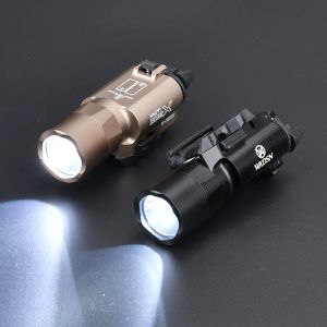 Lights Tactical Surefir x300 x400ultra Pistol Light X300U 500 Lumens Высокий выходной фонарик Wadsn Flashlight 20 мм Picatinny Weaver Rail