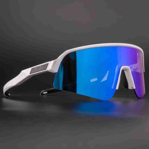 O Novo 2024 Colors Sports Designer de bicicletas feminino Bicicleta ao ar livre lente lente Polarizado TR90 Photochromic Sunglasses para a corrida de vidro de bicicleta masculina 2368