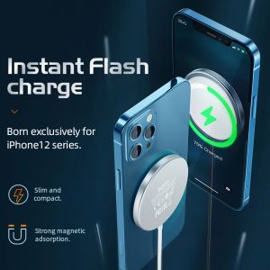 Chargers Wireless Charger Docker para Earness 15w Qi Carregamento rápido Rápido para Android e IOS Telefone ou assistir