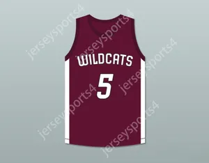 Custom Nome Nome Numen Youth/Kids Patrick Mahomes 5 Whitehouse High School Wildcats Basketball Jersey 1 top cucito S-6xl