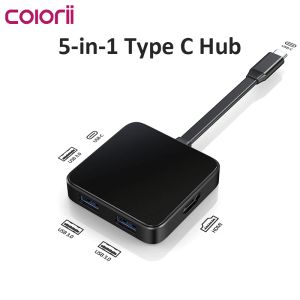 HUBS DEX Station Hub USB C Full HD 4K Dispaly USB 3.0 USB Adapter typu C dla tabletu na laptopie smartfona