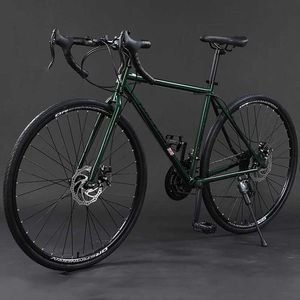 Bicicletas 700c Road Bicycle 21/27/30 Speed Racing Bike Bike Bikes aço Bike Bike Bike Road Bicycles Y240423