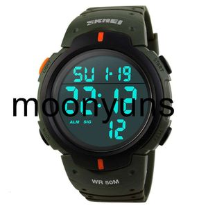 Skmei Watch Skmei Outdoor Sport Watch Men Men Big Dial Fashion Simple Watch Calendar Pu ремешок 5BAR водонепроницаемые цифровые часы Reloj Hombre 1068-2022 Высокое качество