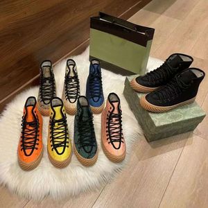 Designer New g Autumn/winter Candy Lace Classic Embroidered Letter Casual Outwear 100 Tower High Top Couple Shoes for Men and Women