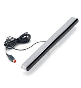 Wired Ir Ray Motion Sensor Bar -mottagare för Wii och Wii U Console Högkvalitativ snabba fartyg9502558