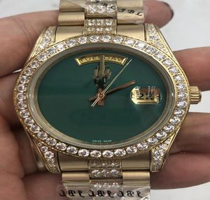 2021 Luxury Automatic 2813 Mechanical Watch Men Wat Erproof Diamond 40mm StainlessSteel Sapphire President Mens Watches Male Wrist9733407