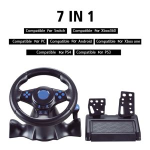 Wheels Racing Wheel Pedale Dual Clutch Start Control Lenkrad mit manuellem Schalthebel für Switch/Xbox One/360/PS4/PS2/PS3/PC