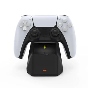 Dla PS5 kontroler ładowarki USB Single ładowanie stojak stacji stacji stacji dla Sony PlayStation 5 dla kontrolera PS5 Gamepad Nowy