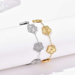 Original Fashion Bracelet Van&ClefCharm Bracelets High Edition Four-leaf Five Flower Bracelet For Women Christmas And Valentine's Day Gift For Women