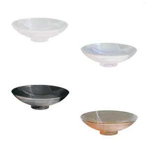 Dekorativa figurer Frukter som serverar Tray Platters Dessert Glass Party Display Bowls For Kitchen Home Wedding Countertop Desktop