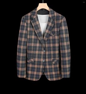 Erkek Suits 14089 Çok yönlü ve gündelik mizaç ince fit klasik kıyafetler özelleştirilmiş