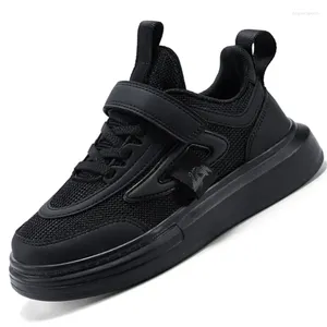 Sapatos casuais primavera/outono malha crianças adolescentes tênis para meninas esporte infantil lazer tenis infantil moda quente garoto 28-39