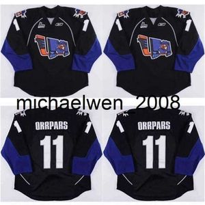 Kob Weng Lewiston Maineiacs Jersey 11 Orrpars Mens Womens Youth 100％EmbroideryCusotm Any Number Hockey Jersey Cheap Fast Shipping